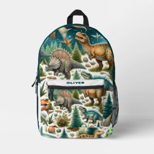 Dino Dreamscape Printed Backpack