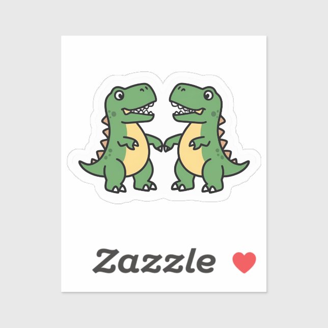 Dino Duo Sticker (Sheet)
