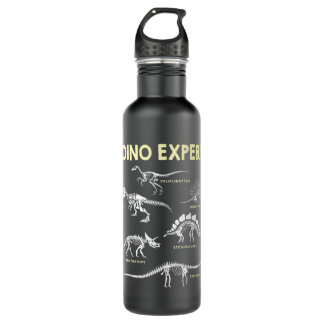 Dino Expert Future Paleontologist Dinosaur Fossil  710 Ml Water Bottle