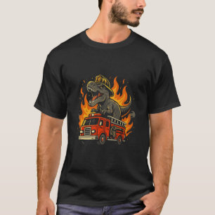 Dino Firefighter Adventure T-Shirt
