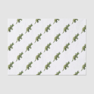 Dino_fnature-funny-wrappingpaper-tiled_YIH Tissue Paper