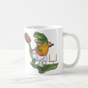 Dino Football Player Coffee Mug