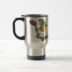 Dino Football Star Travel Mug