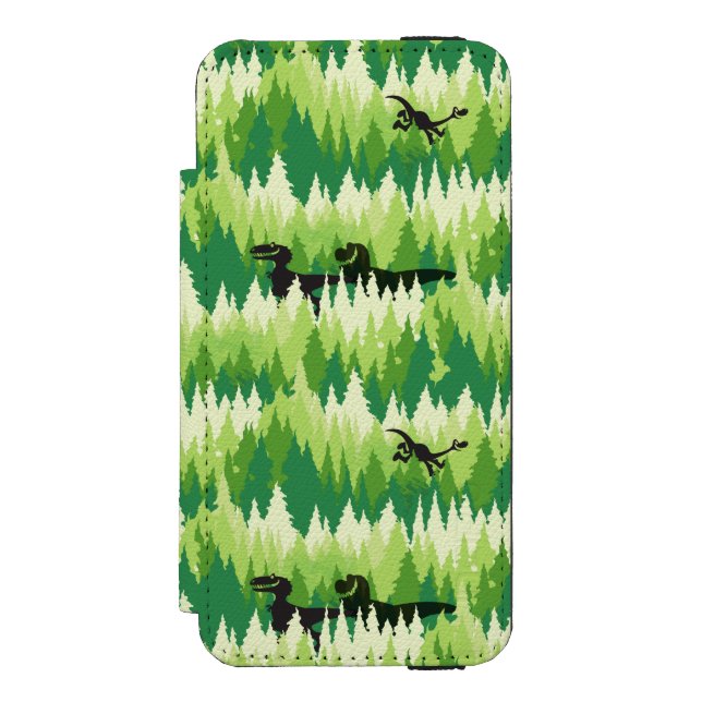 Dino Forest Pattern Incipio iPhone Wallet Case (Folio Front)