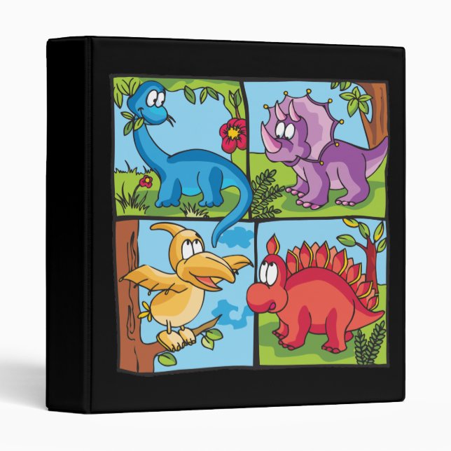 Dino Friends Binder (Front/Spine)