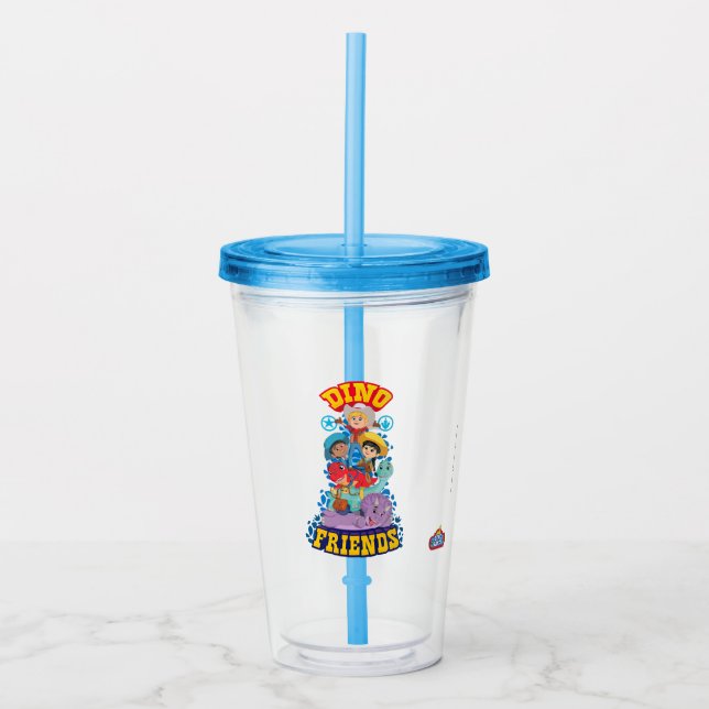 Dino Friends | Dino Ranch Acrylic Tumbler (Front)