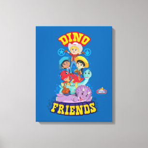 Dino Friends   Dino Ranch Canvas Print