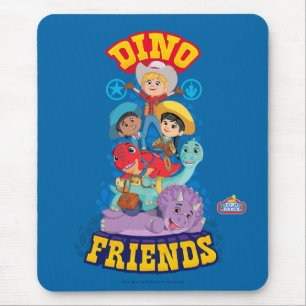 Dino Friends Dino Ranch Mouse Pad