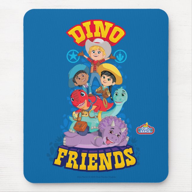 Dino Friends | Dino Ranch Mouse Pad (Front)