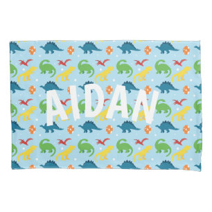 Dino Fun Kids Personalized Pillowcase