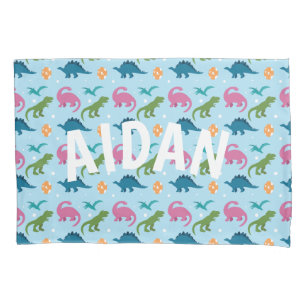 Dino Fun Kids Personalized Pillowcase