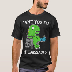 Dino Funny Get Well Broken Leg Gift Dinosaur With  T-Shirt