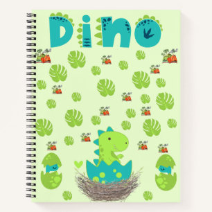 Dino Hatch & Jungle Leaves Notebook