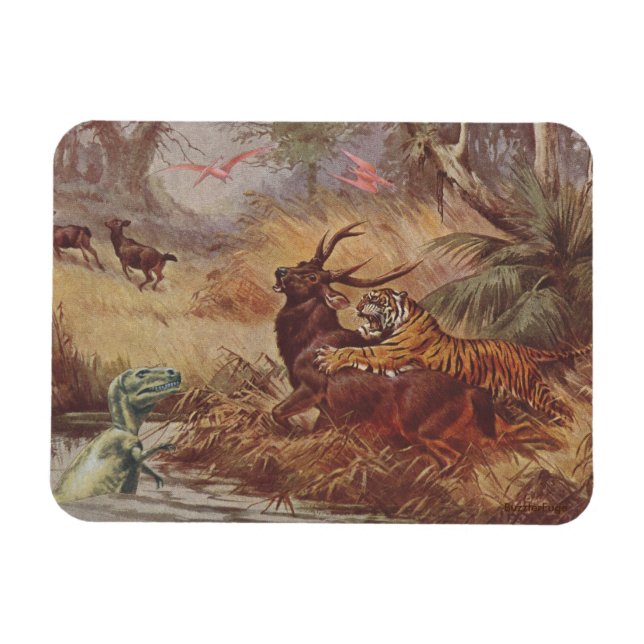 Dino hunt - magnet (Horizontal)