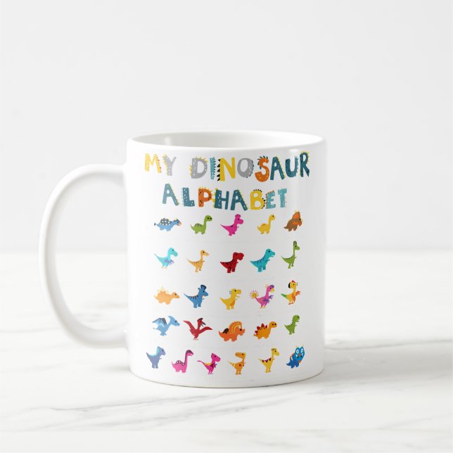 Dino Identification Coffee Mug (Left)