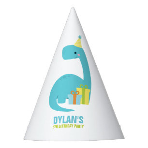 Dino Kids Birthday Party Hat