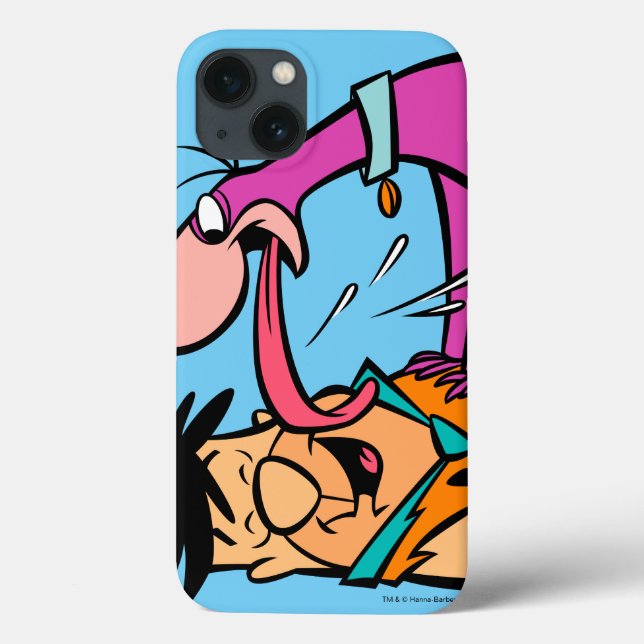 Dino Licking Fred Flintstone Case-Mate iPhone Case (Back)