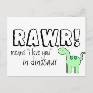 Dino Lingo Postcard