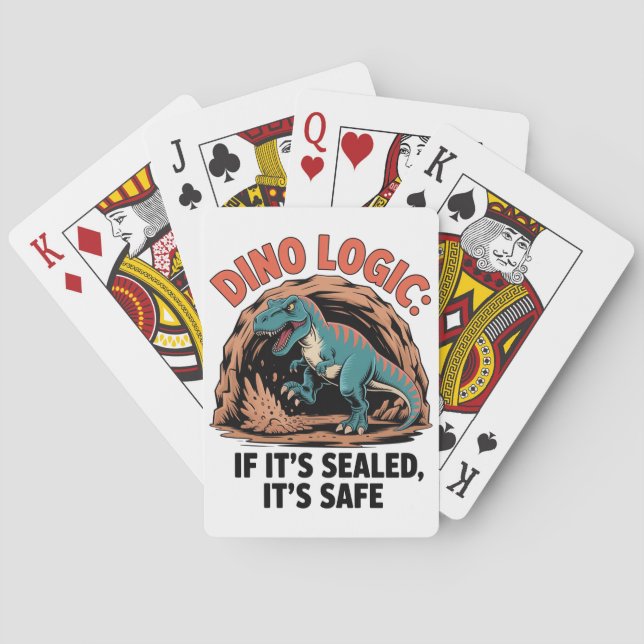  Dino Logic Playing Cards (Back)