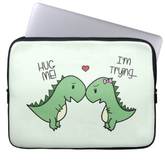 Dino Love Laptop Sleeve! Laptop Sleeve