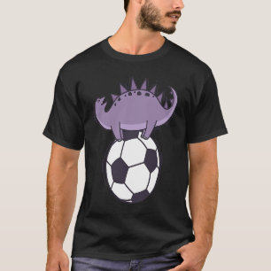Dino loves Soccer Dinosaur Reptile T-Shirt
