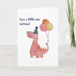 DINO-mite birthday! Card