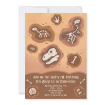 Dino-Mite Birthday Invitation