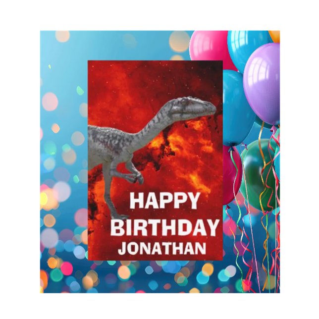 Dino-Mite Birthday Party  Card (Wow, can you believe it? We’re gearing up for the most incredible birthday celebration, and it)