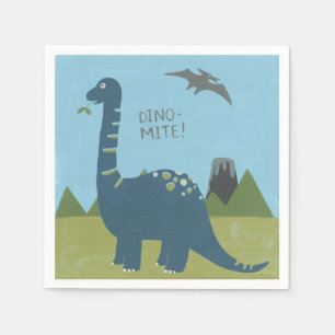 Dino-mite Dinosaur Napkin