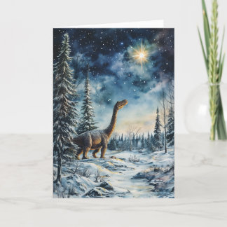 ‘Dino-mite Night Star’ Greeting Card