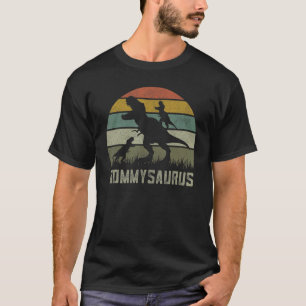 Dino Mommysaurus Trex Mom Son Daughter Dinosaur 2 T-Shirt