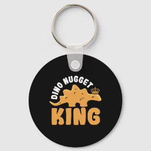 Dino Nugget King - Boys Chicken Dino Nugget Keychain