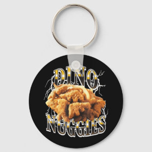 Dino Nuggies New Funny For Men Women T-shirt.png Keychain