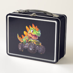 Dino on Wheels: Back-to-School Adventure Lunch Box