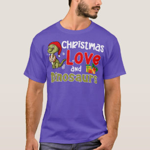 Dino Outfit Boy Children Christmas Dear Dinosaurs T-Shirt