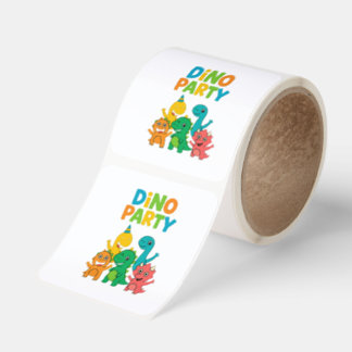 Dino Party Stickers – Cute Dinosaur Stickers for K