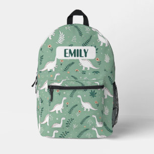 Dino Pattern Kids Backpack