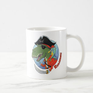 Dino Pirate Coffee Mug