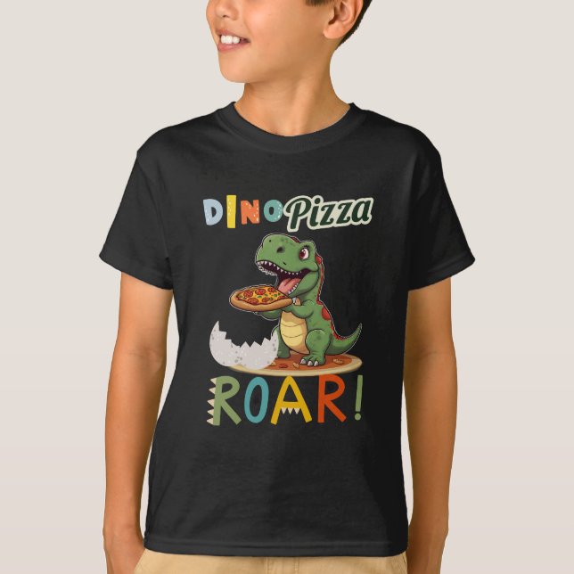 Dino Pizza T-Shirt (Front)