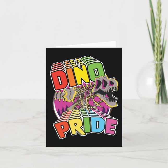 Dino Pride logo Invitation (Front)