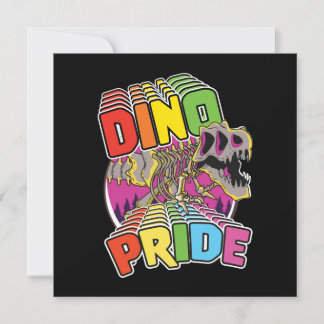 Dino Pride logo Invitation
