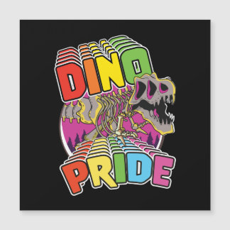 Dino Pride logo Magnetic Invitation