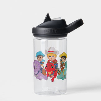 Dino Ranch Friends Design Water Bottle