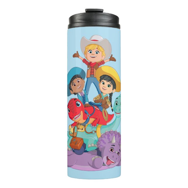 Dino Ranch Friends Thermal Tumbler (Front)