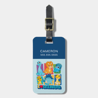 Dino Ranch | Fun & Colourful Dinosaur Luggage Tag