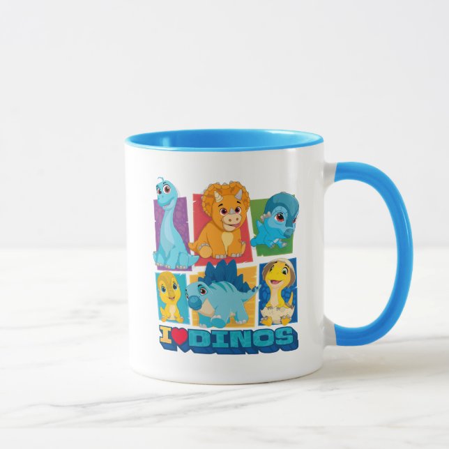 Dino Ranch | Fun & Colourful Dinosaur Mug (Right)