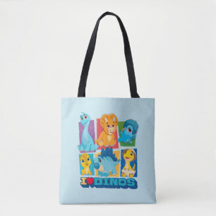 Dino Ranch   Fun & Colourful Dinosaur Tote Bag