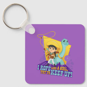 Dino Ranch   Min and Clover Keychain
