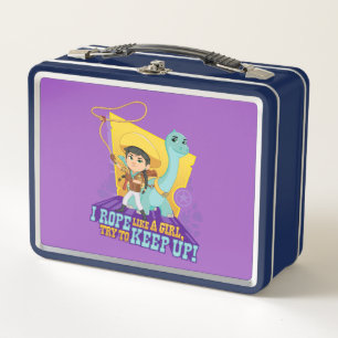 Dino Ranch   Min and Clover Metal Lunch Box
