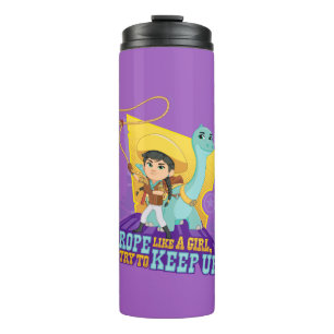 Dino Ranch   Min and Clover Thermal Tumbler